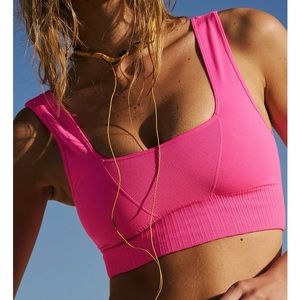 Free People Pink Sports Bra